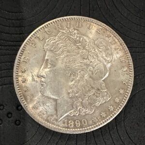 1890-S Morgan Silver Dollar San Francisco Rare US Coin Toned Est XF40–AU50